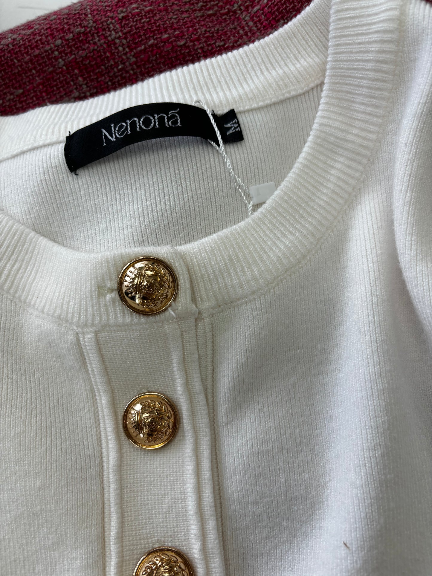 Women's White Cotton Dress – Size M