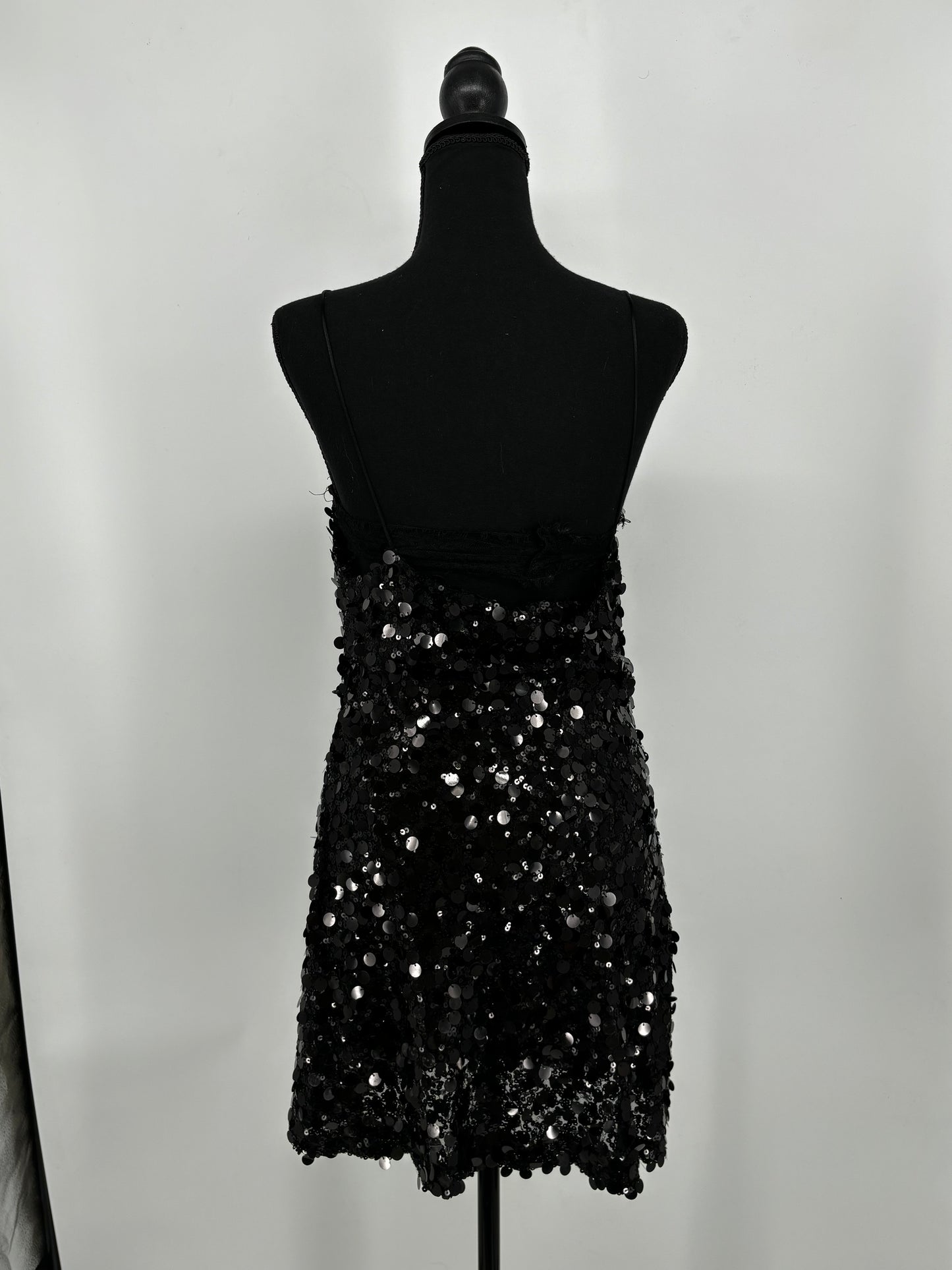 ZARA Women's Black Sequin Mini Skirt – Size S