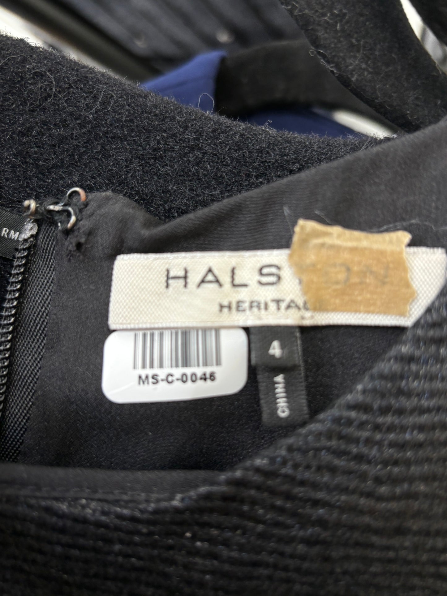 Halston Women’s Black Sleeveless Dress – Size 4