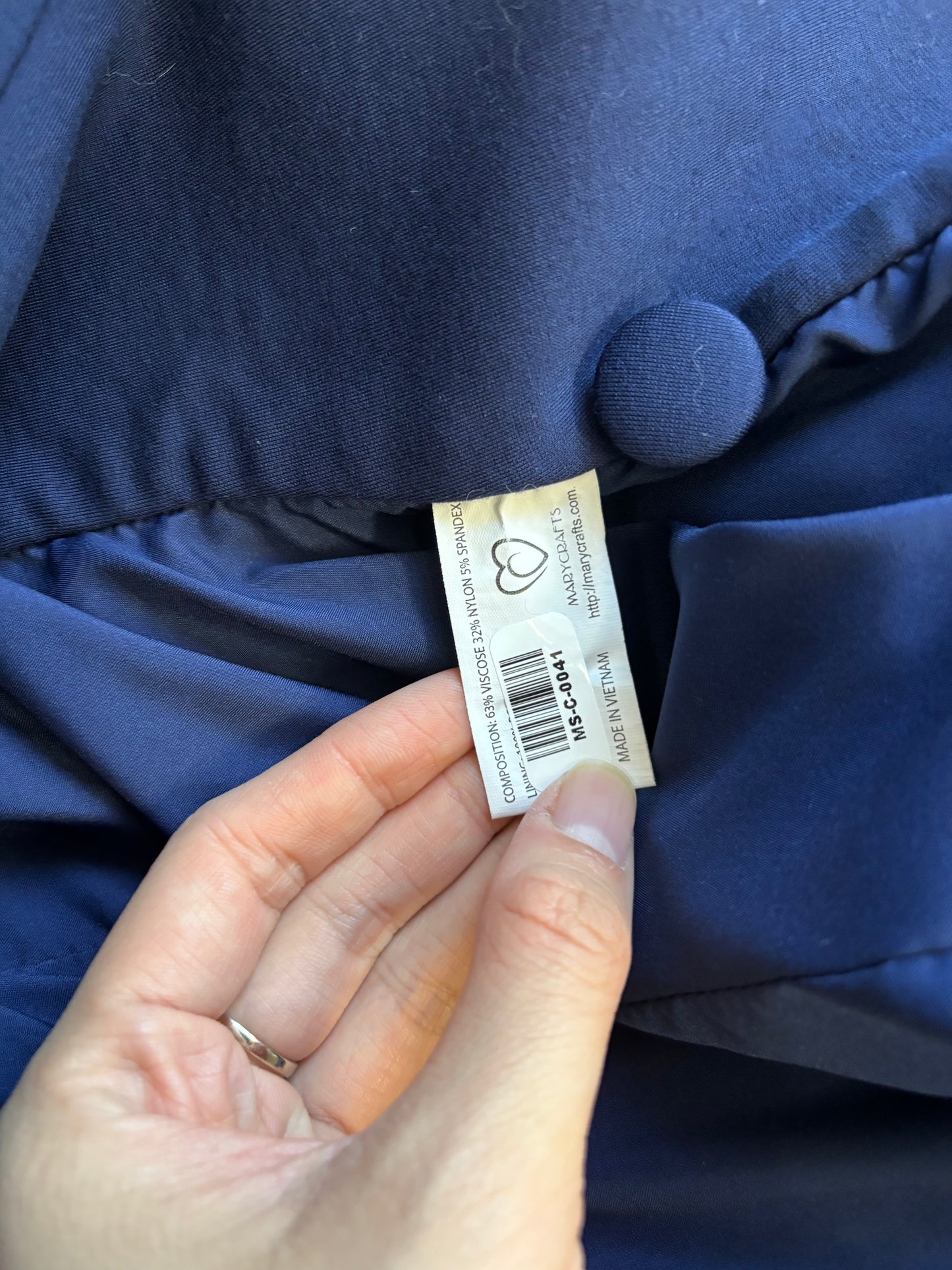 Marycrafts Women’s Navy Blue Office Suit Set (Blazer & Pencil Skirt)