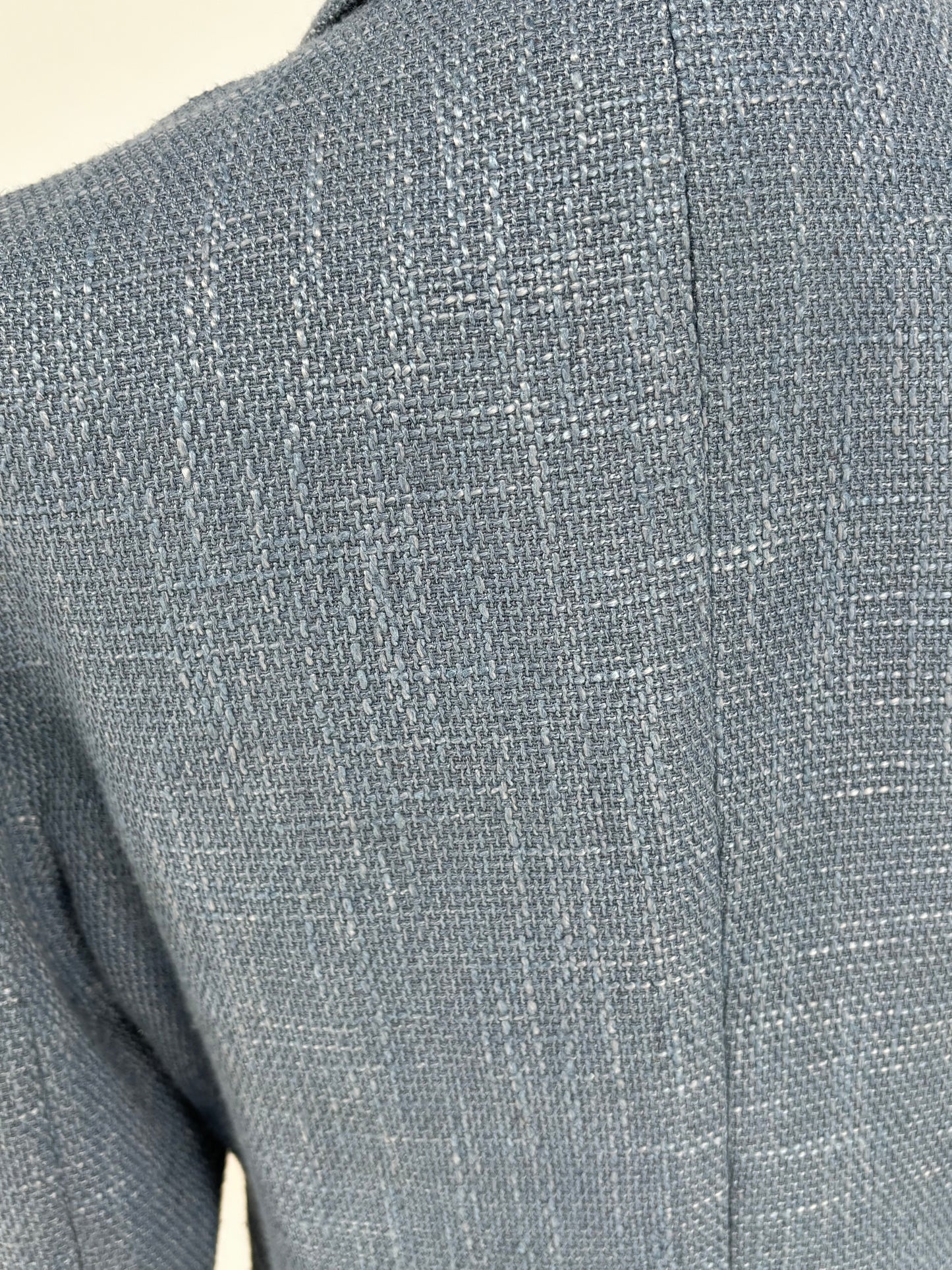 Men’s Blue Double-Breasted Casual Blazer size s