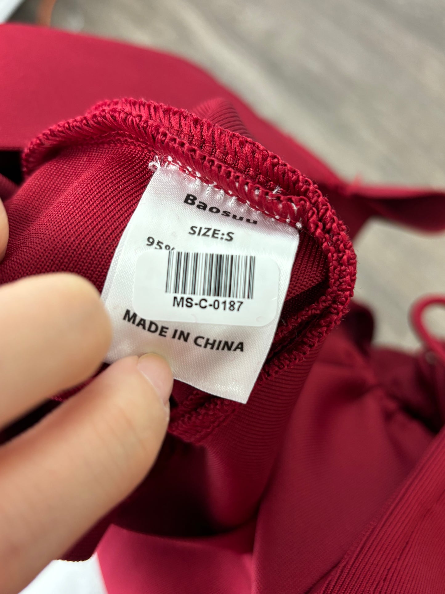 Women’s Red Spaghetti Strap Dress – Size S