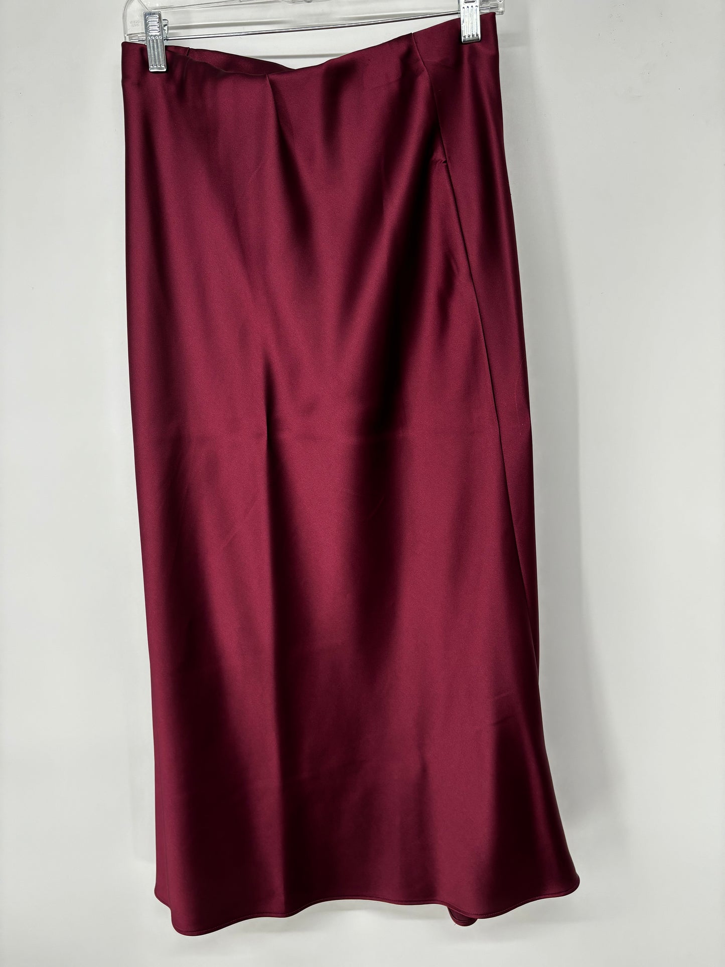 Zara Women’s Burgundy Midi Skirt size s