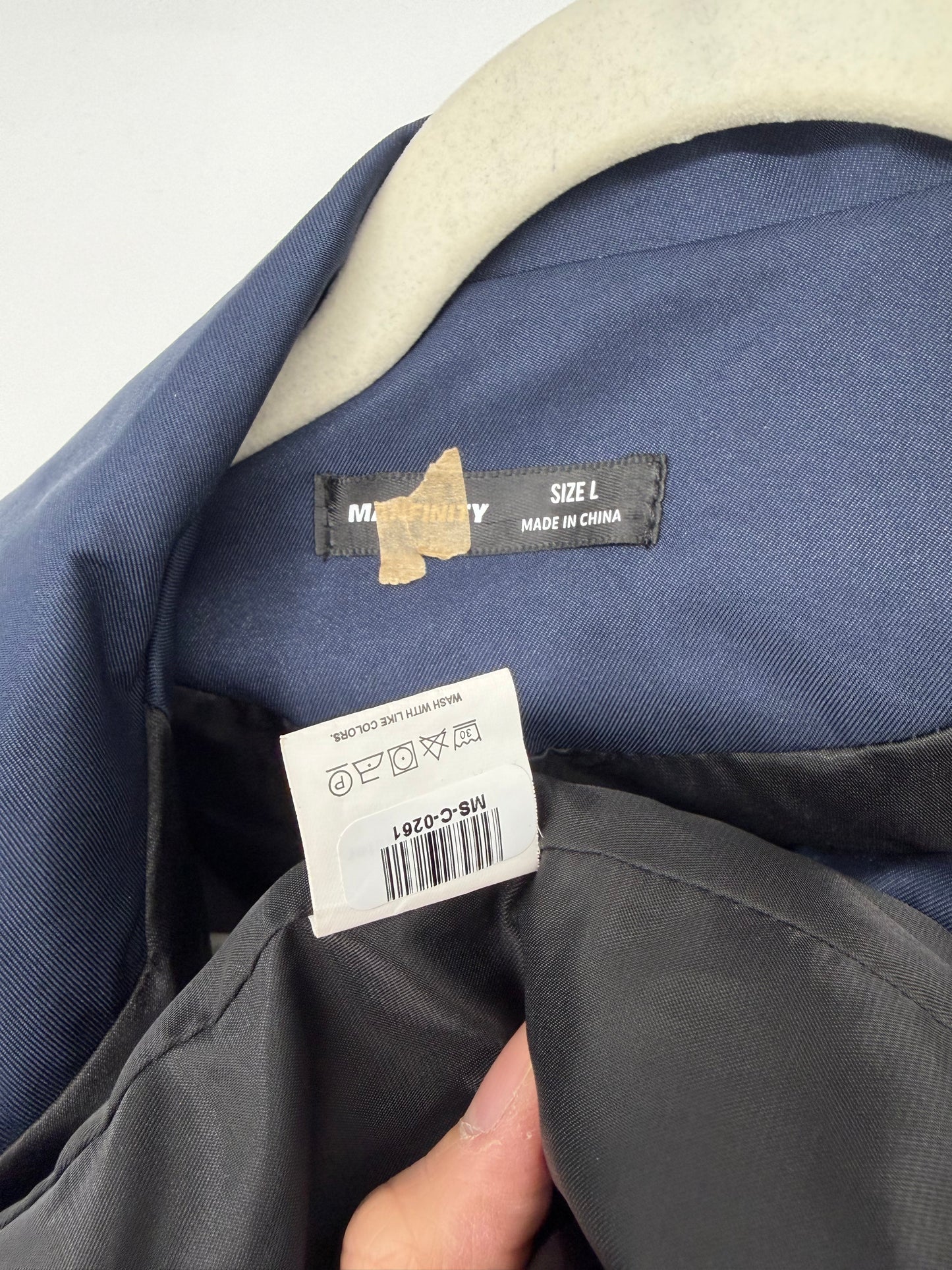 Men’s Blue Blazer And Pants size l