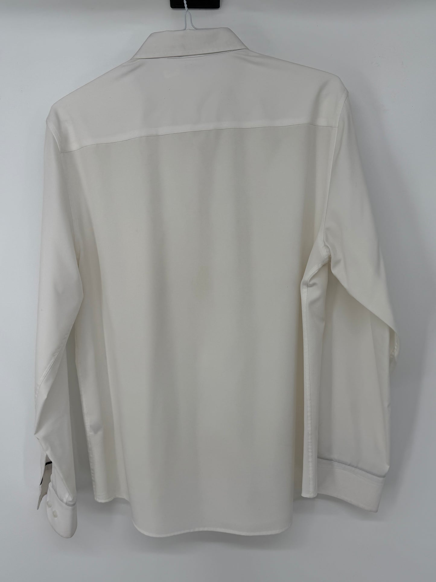 Men’s White Button-Up Casual Shirt Size M