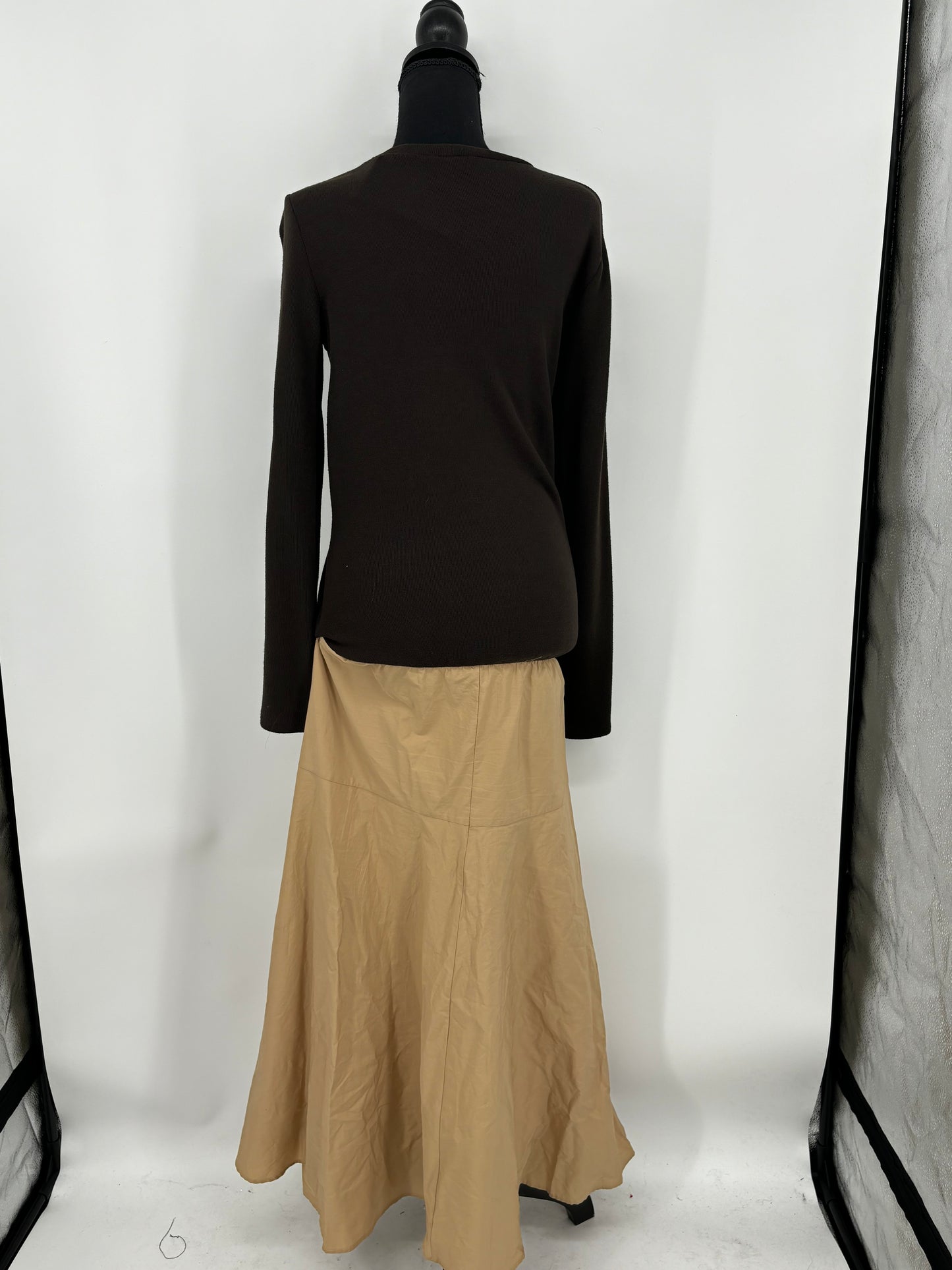 Women's Brown Two-Piece Style Dress – Size M