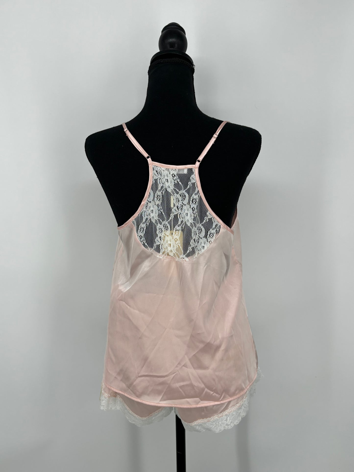 Ekouaer Women's Pink Pajama Set (Cami & Shorts) – Size S