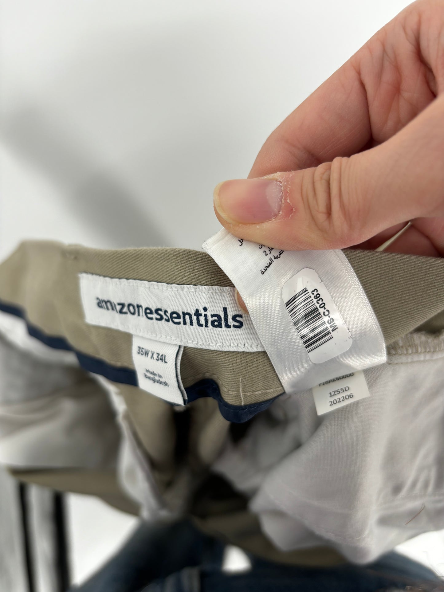 Men’s Green Straight-Leg Casual Pants – 35W x 34L