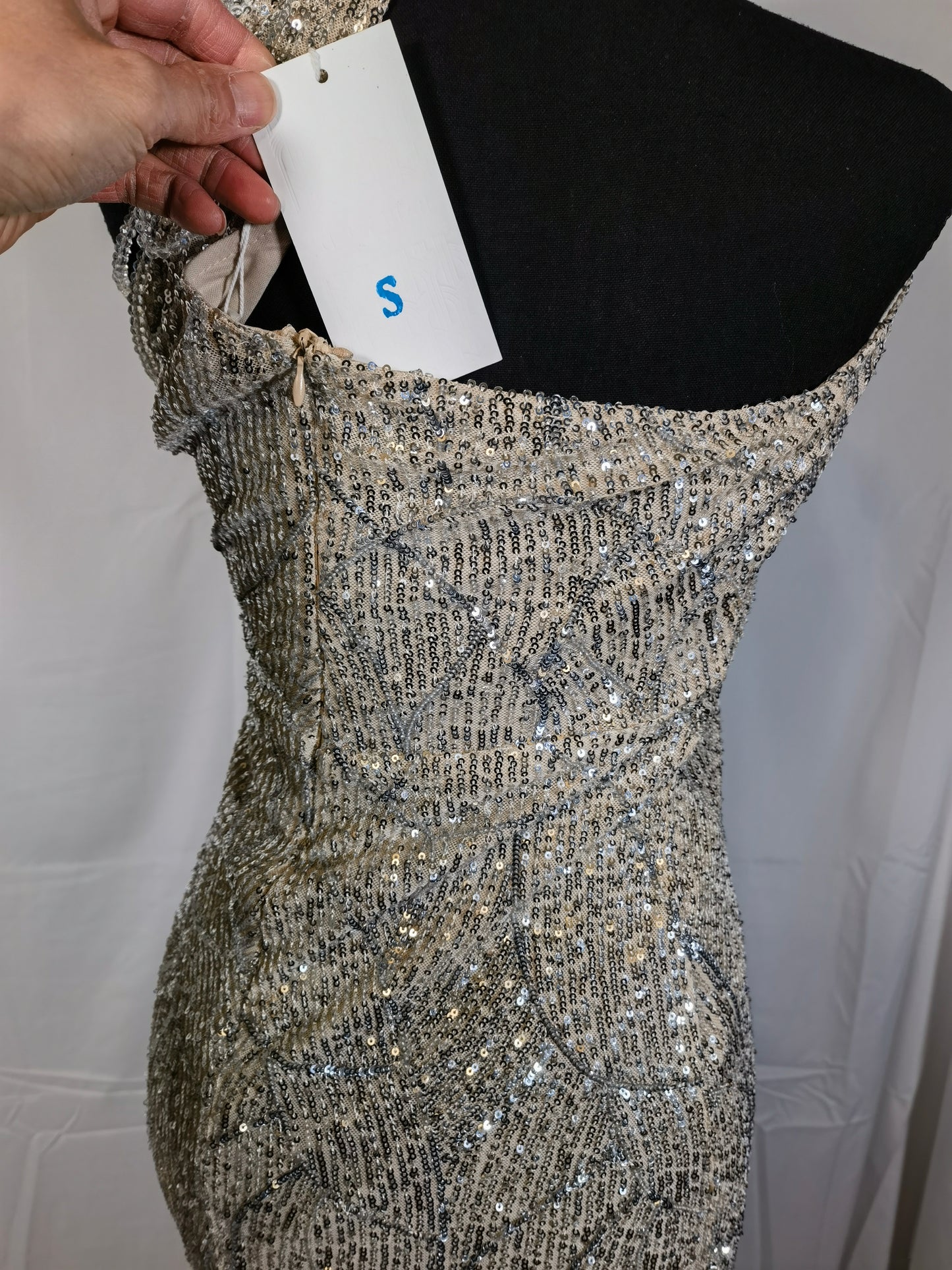 Long Gold Sequin Skirt Size S