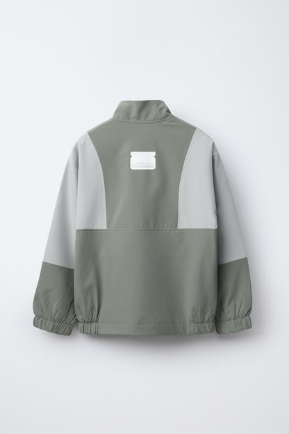 Children's clothing tops off-white, pants size 128cm/7-8 years old TECHNICAL SWEATSHIRT WITH ZIPPER  size7/8