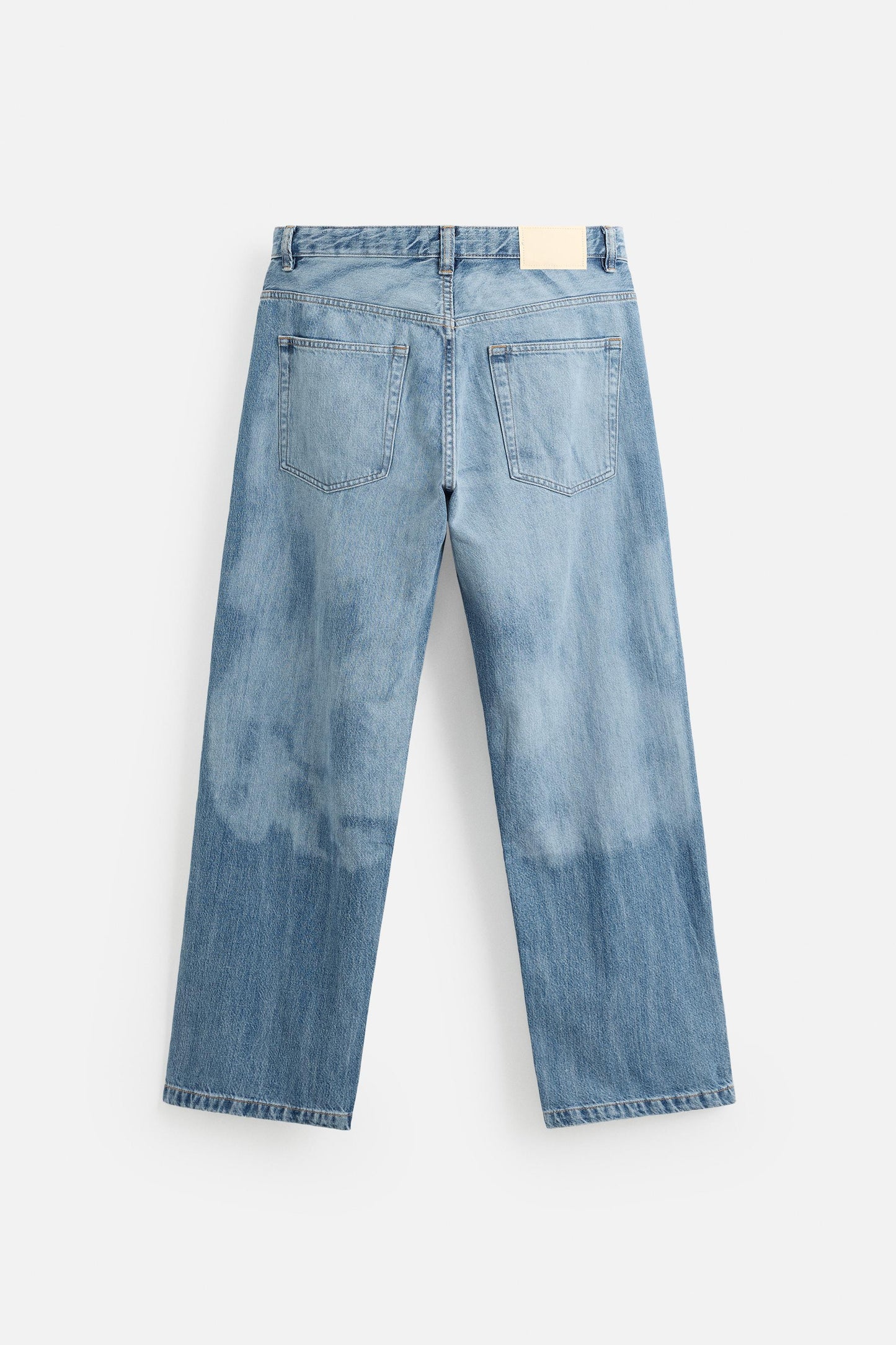 EVALESS Baggy Barrel Jeans for Womens High Waisted Wide Leg Boyfriend Denim Ankle Pants size 32