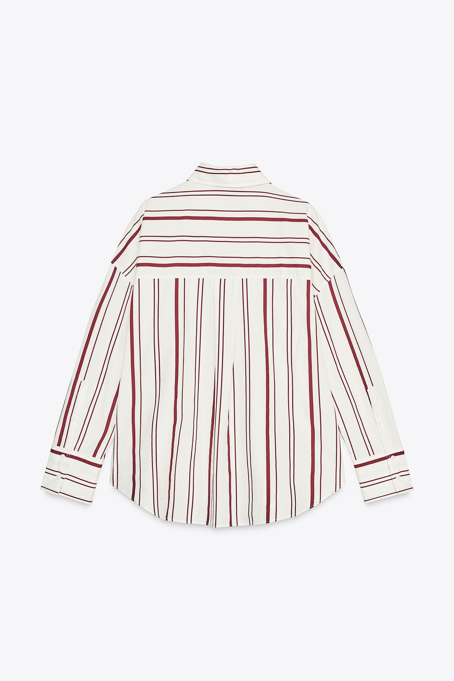 STRIPED POPLIN SHIRT Size S