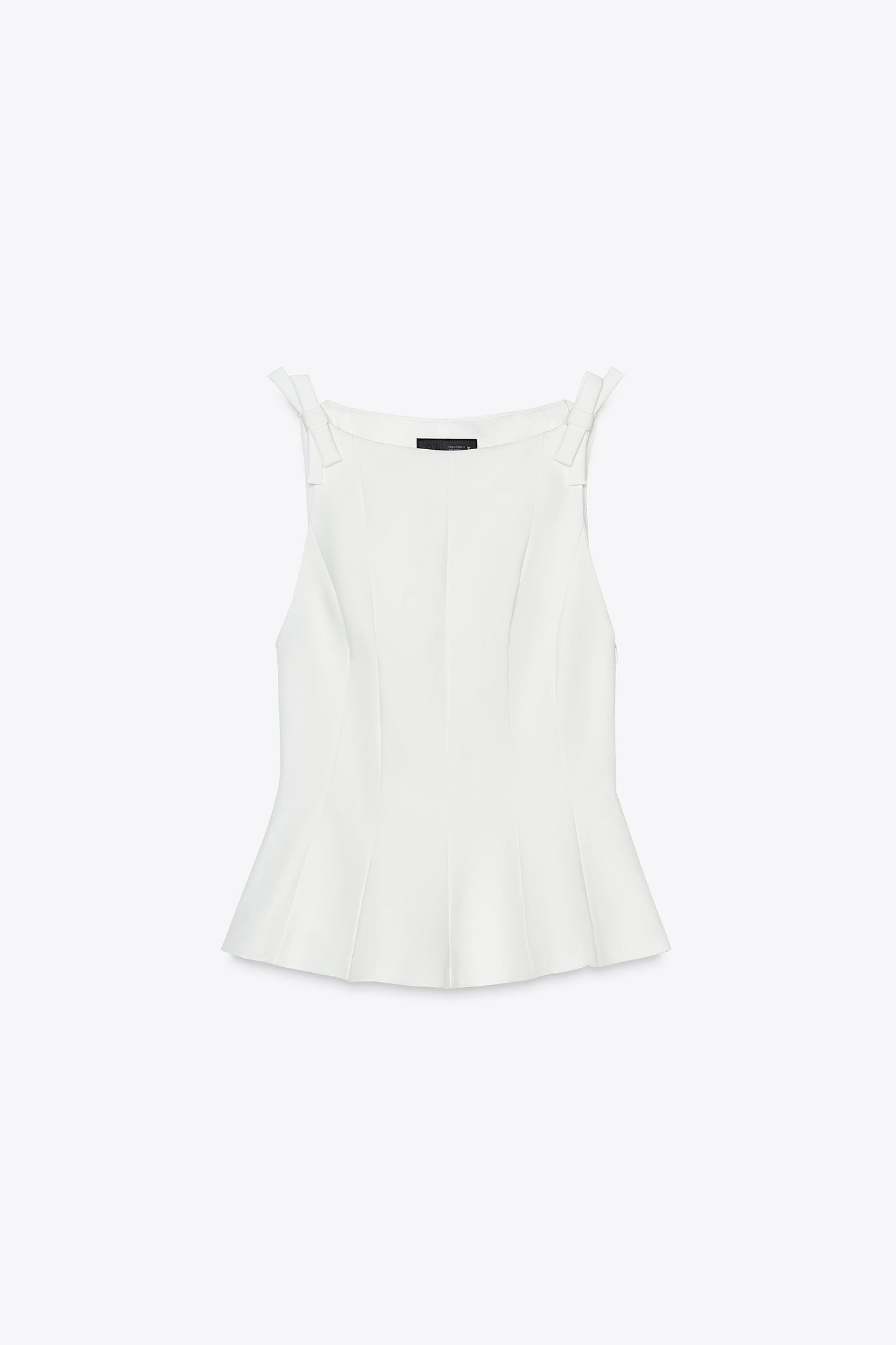 PEPLUM BOWS TOP size XS