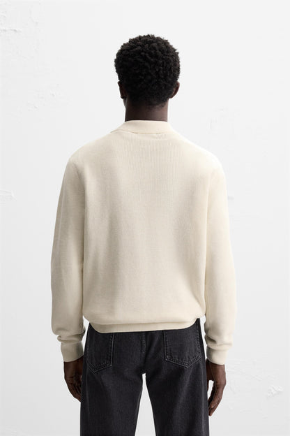 PEARL KNIT POLO SHIRT size L