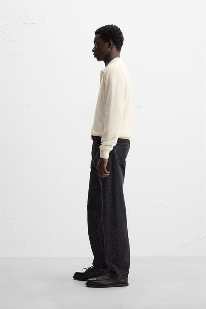 PEARL KNIT POLO SHIRT size L