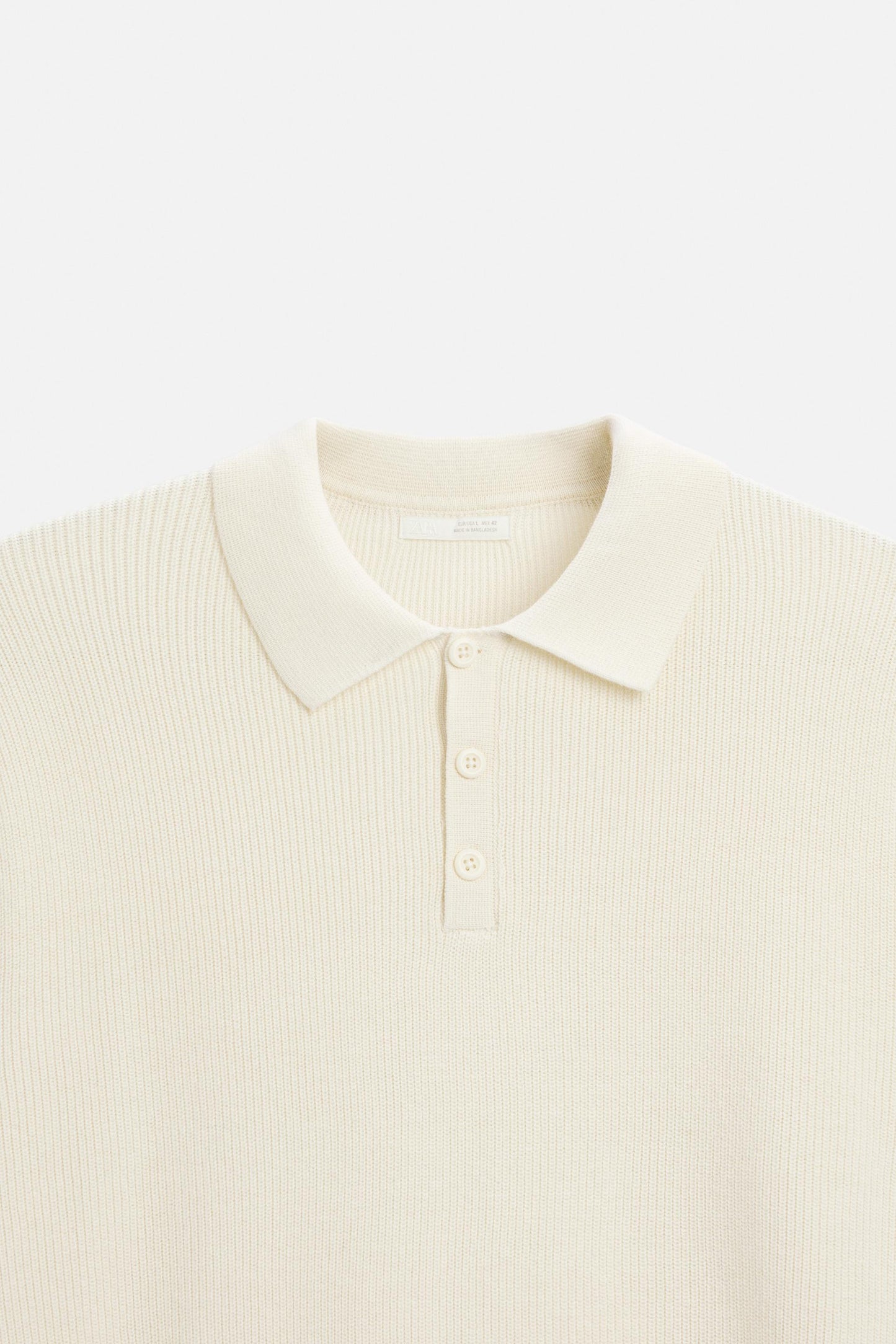 PEARL KNIT POLO SHIRT size L