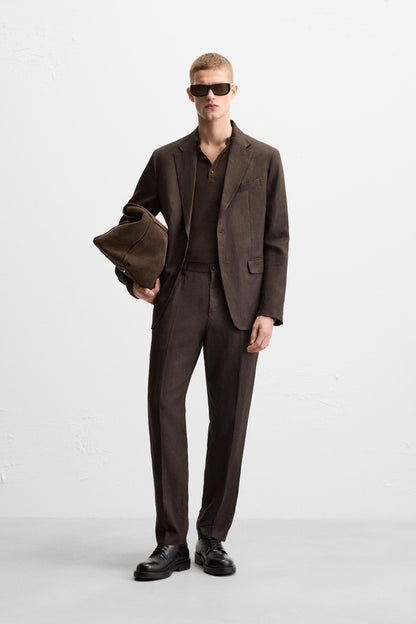 SUIT JACKET IN 100% LINEN Size 40