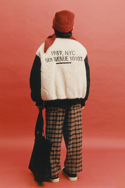 FLEECE BOMBER Kids Clothing Tops Grey Black Size 9-10