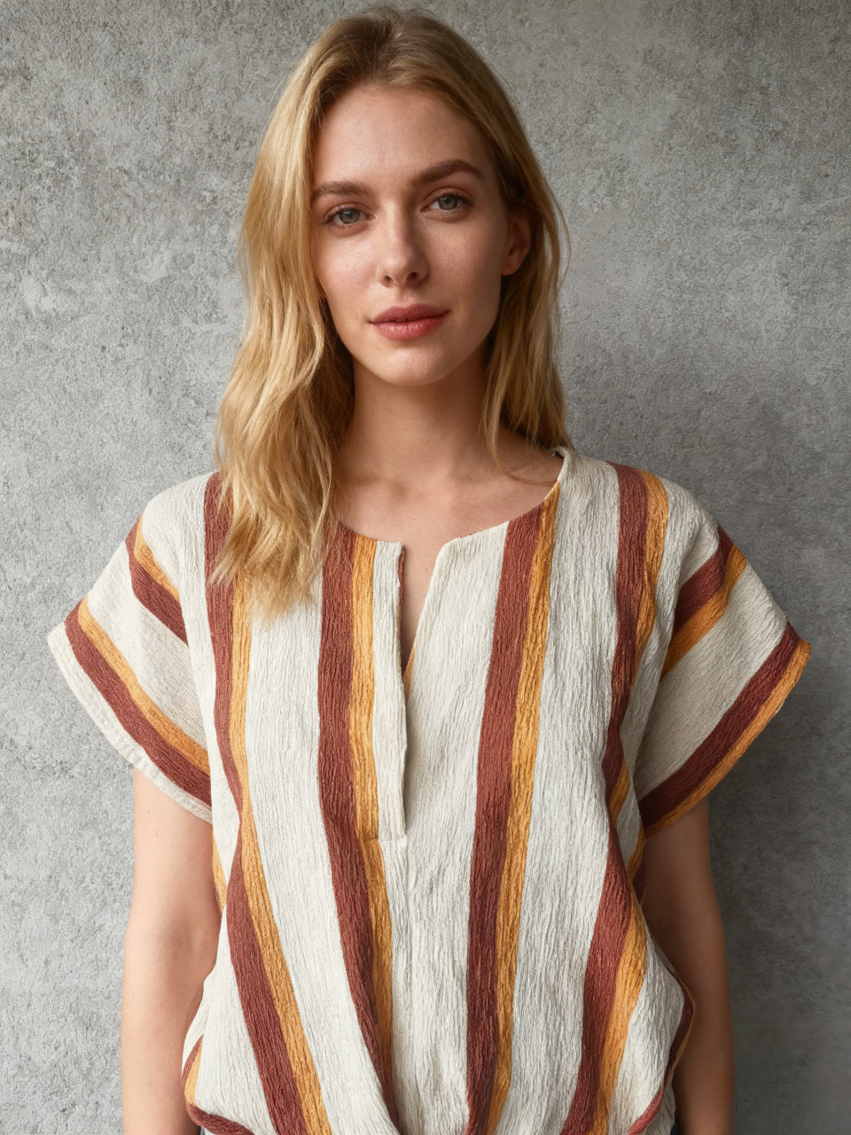Zara Trafaluc Women's striped Boxy Top , size S