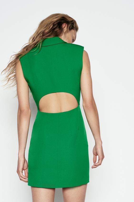 ZARA BLAZER DRESS WITH CUTOUTS size S