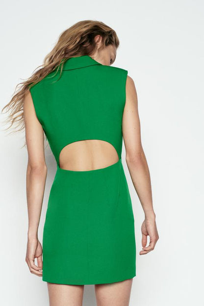 ZARA BLAZER DRESS WITH CUTOUTS size S
