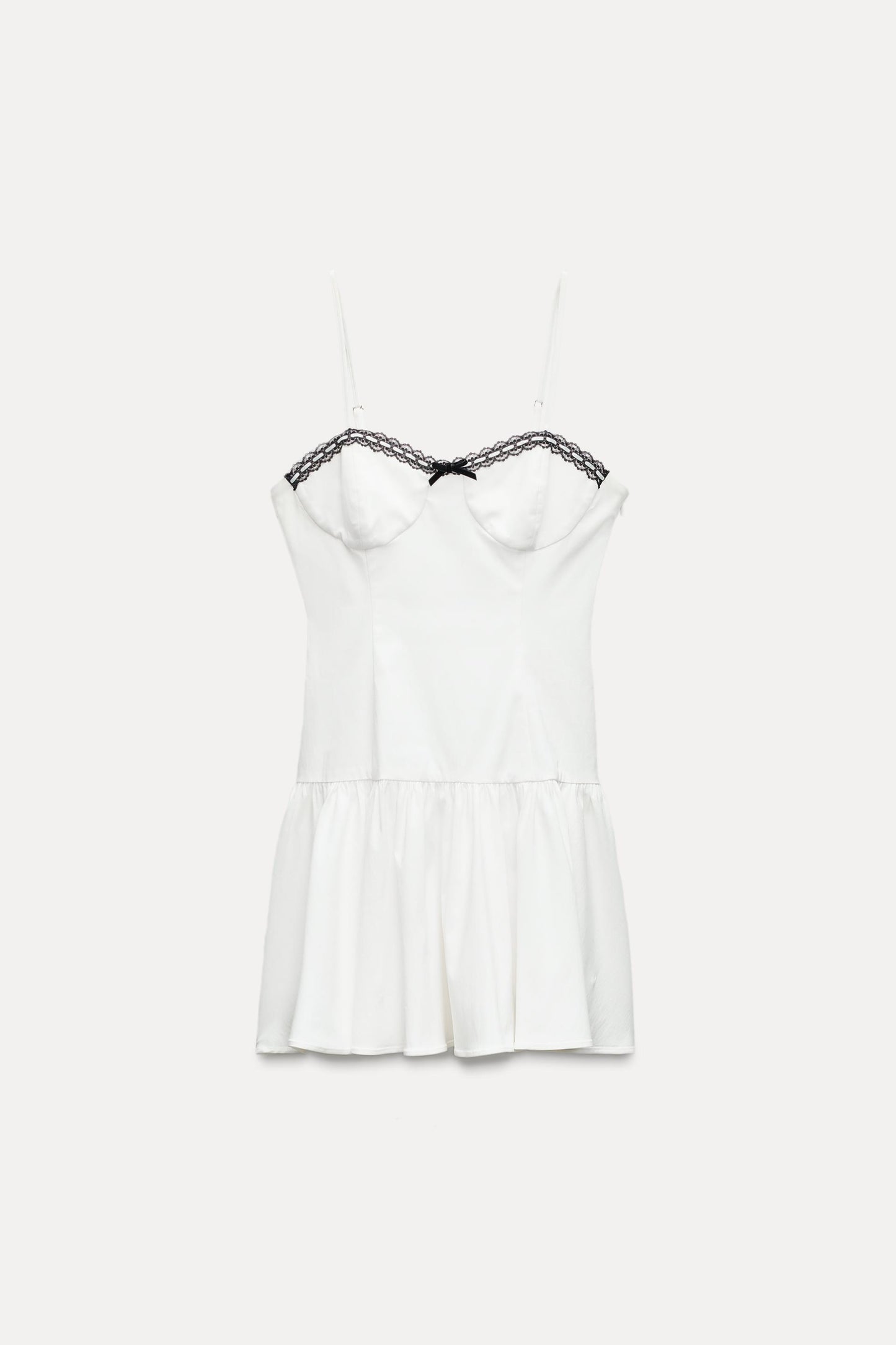 CORSETRY-INSPIRED MINI DRESS Size S