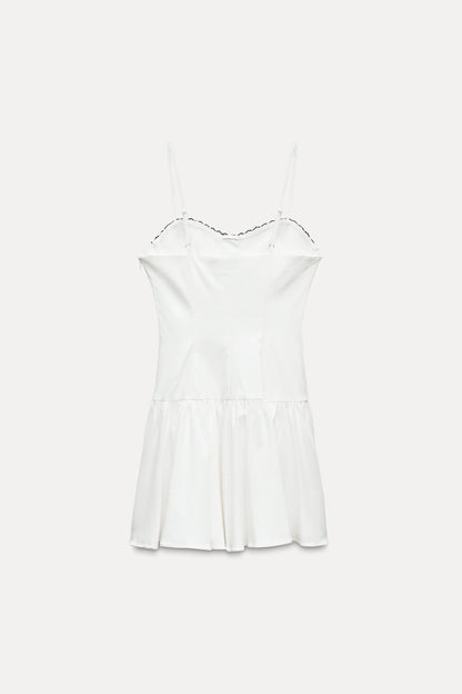 CORSETRY-INSPIRED MINI DRESS Size S