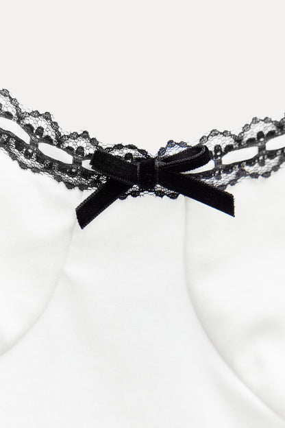 CORSETRY-INSPIRED MINI DRESS Size S