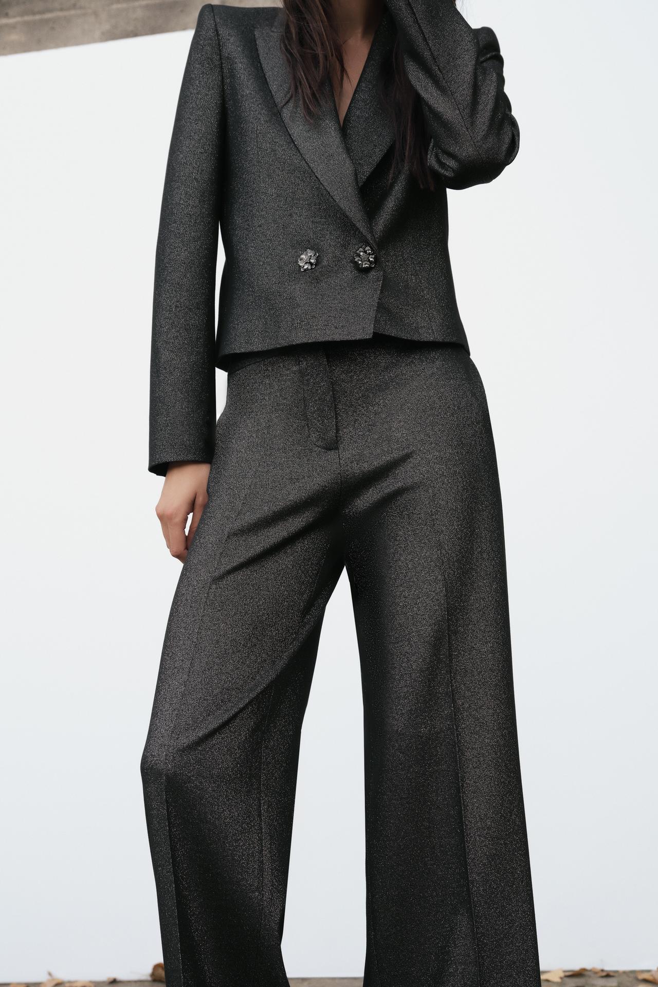 SHORT SPARKLY BLAZER Size S