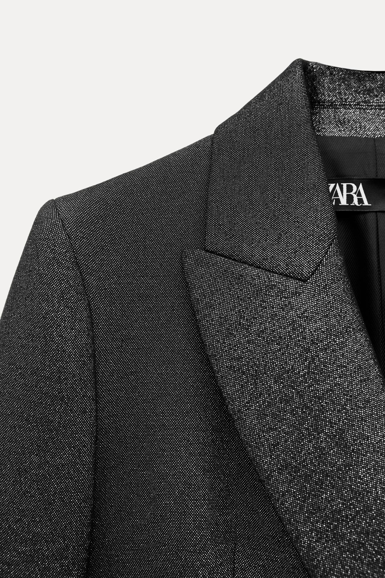 SHORT SPARKLY BLAZER Size S