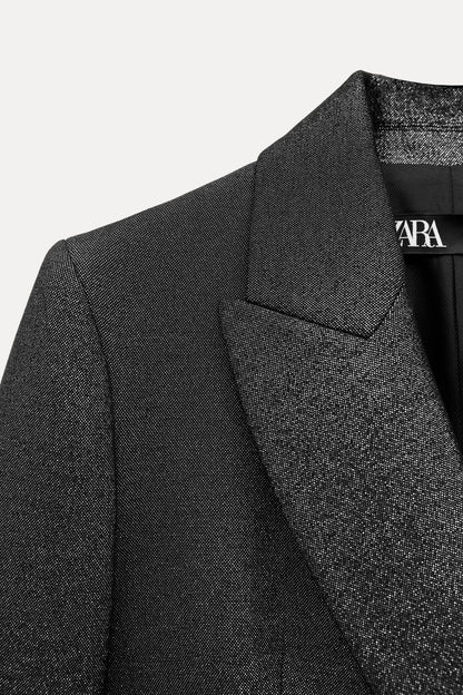 SHORT SPARKLY BLAZER Size S