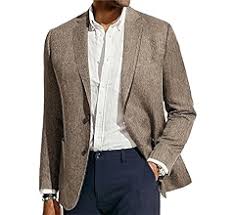 Daokkw Mens Polyester Suit 2 Piece Slim Fit Summer Beach Wedding Groom Formal Suit Polyester Lightweight Tuxedo Suits  Size XL