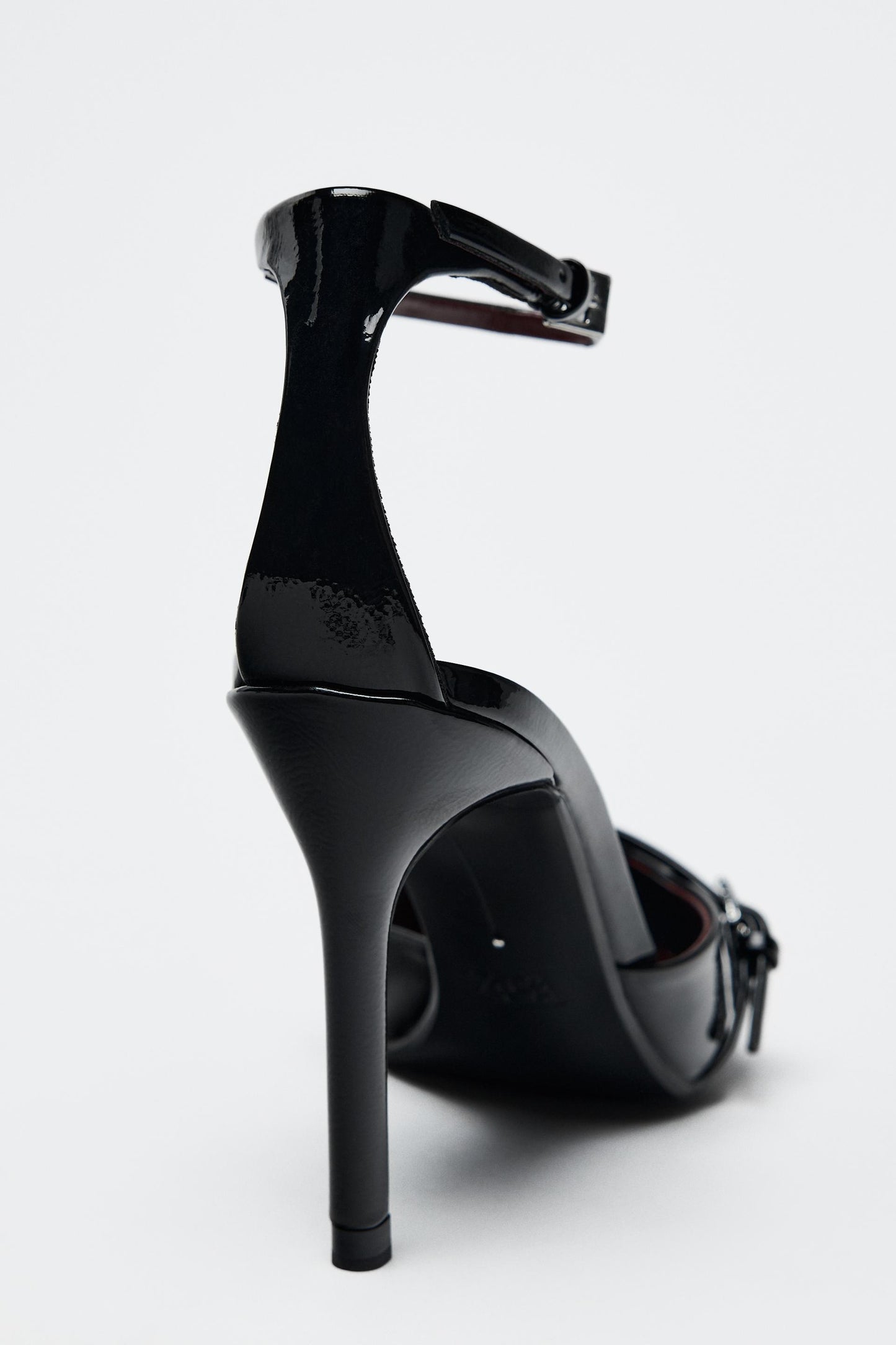 ANKLE STRAP BUCKLE HEELS size 40