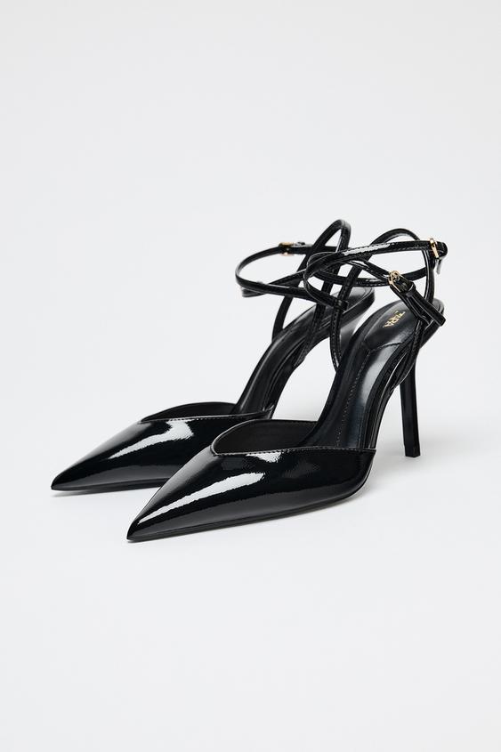 STRAPPY SLINGBACK HEELS  size 36