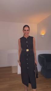 MIDI CREPE BELT DRESS size L