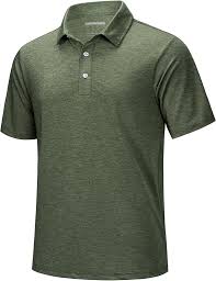 MAGCOMSEN Men's Short-Sleeve Polo,Golf Shirts for Men 3-Button Moisture Wicking,Athletic Outdoor Collared T-Shirt Size XL