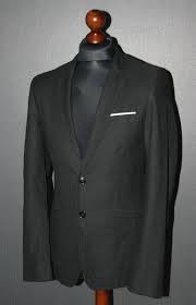 Beninos Mens Blazer Jacket Slim Fit Casual One Button Sport Coats  Size 3XL