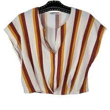 Zara Trafaluc Women's striped Boxy Top , size S