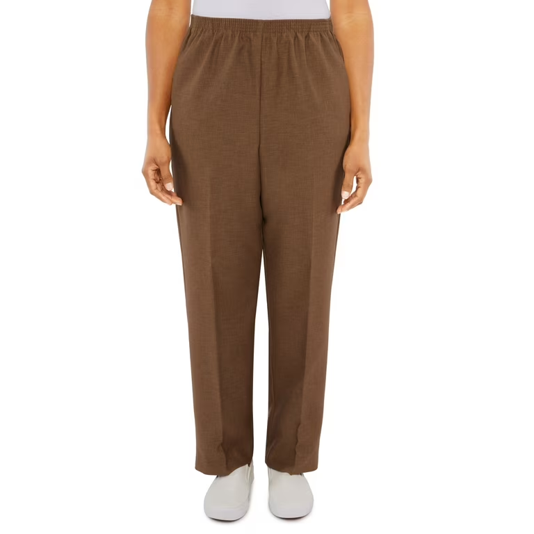 Textured Trousers with All-around Elastic Waistband size 16