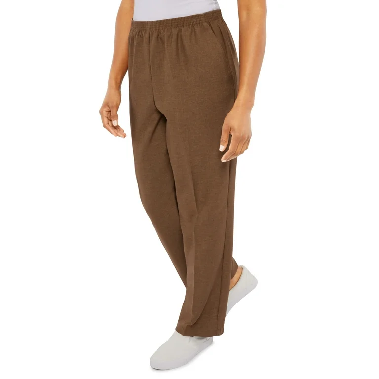 Textured Trousers with All-around Elastic Waistband size 16