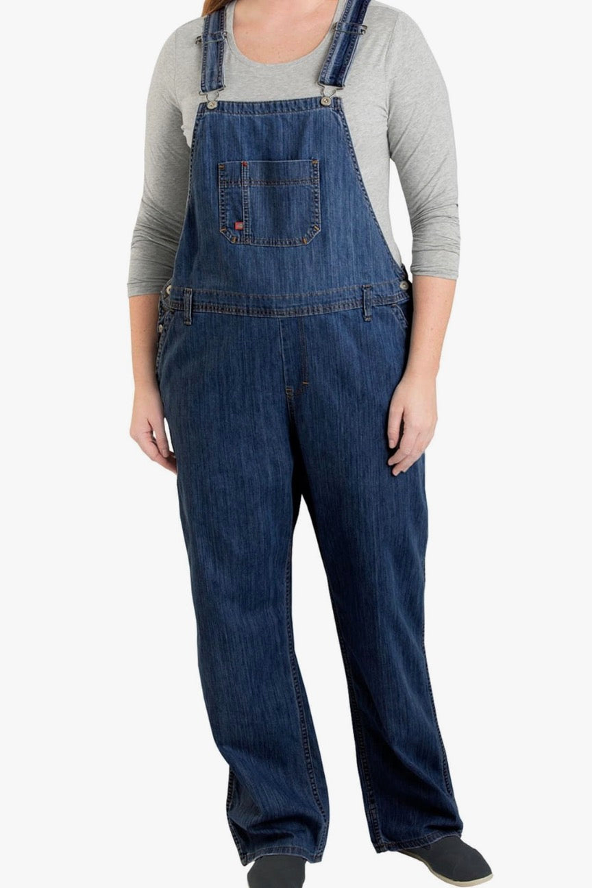 Kids Plus Size Denim Bib Overall Size 10