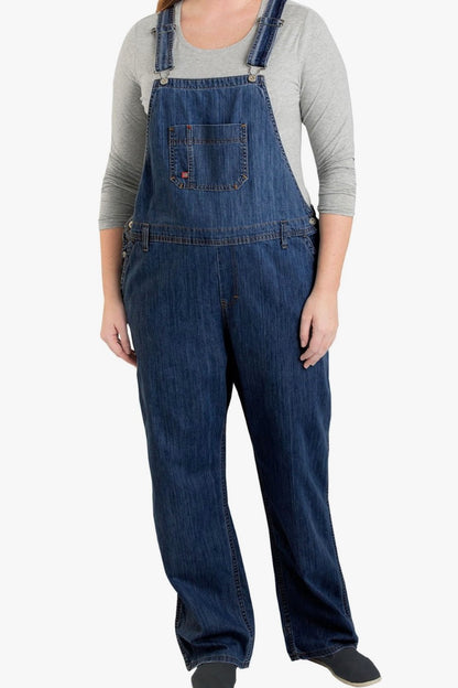 Kids Plus Size Denim Bib Overall Size 10