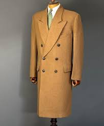 Runcati Mens Full Length Trench Coat Notched Lapel Long Jacket Double Breasted Classic Winter Overcoat Size XL