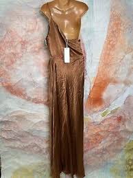 PRETTYGARDEN Women's Long Formal Satin Dress Mock Neck Sleeveless Side Slit Flowy Maxi Tank Dresses Size S