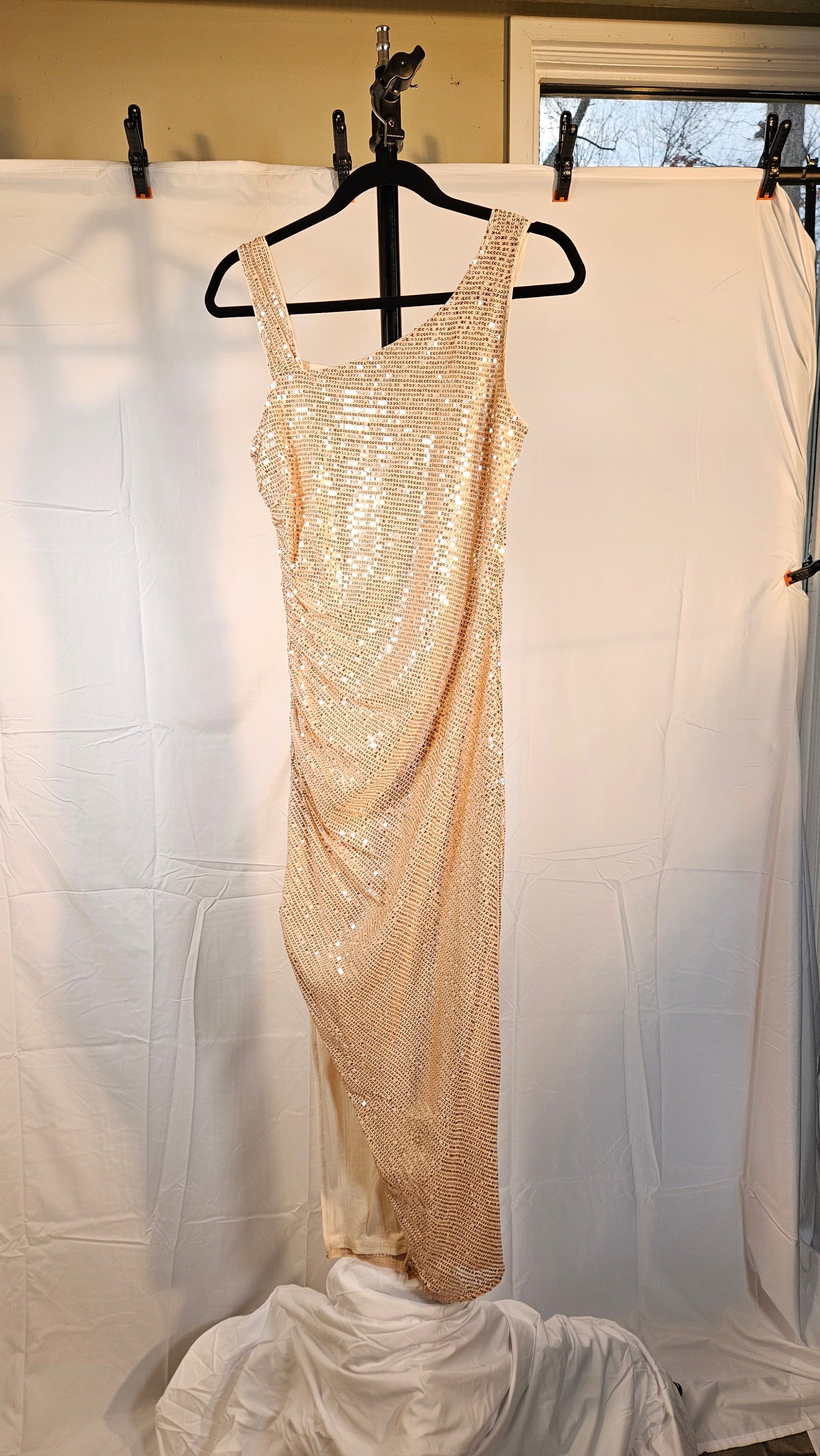 GRACE KARIN Women Sequined Party Dress - Sparkling Elegant Formal Bodycon Dress size S