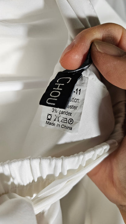 Women's Chinese Hanfu Cloak Tie Front Lightweight Long Mantle Cape Summer Sunscreen Outwear Size S