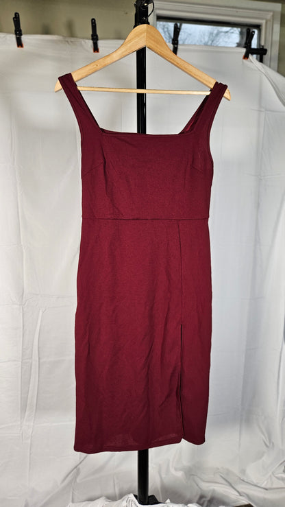 Long Red Maxi Dress Size M