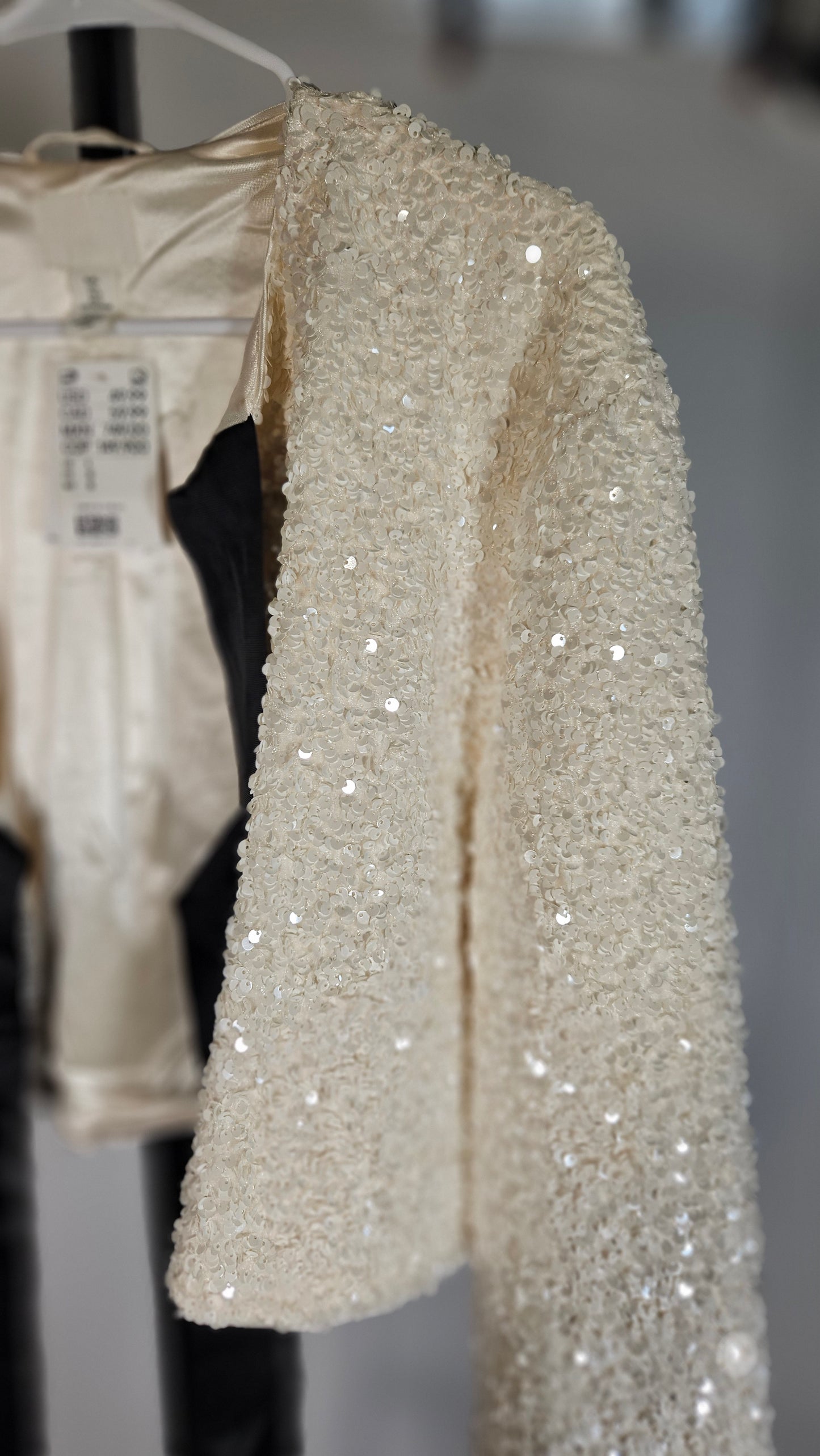 Women White Fragrant Jacket Retro Bow Ribbon Coat Flip Collar French Light Versatile Classic Top  size L