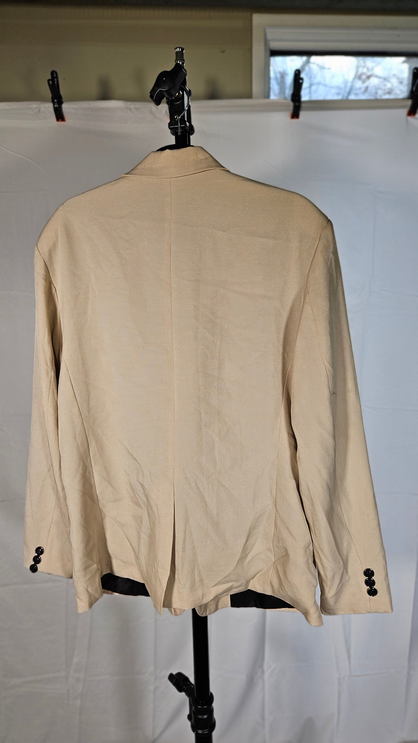 Manfinity Mode Paletó Masculino Plus Size Com Gola Contrastante E Detalhes Decorativos  size L