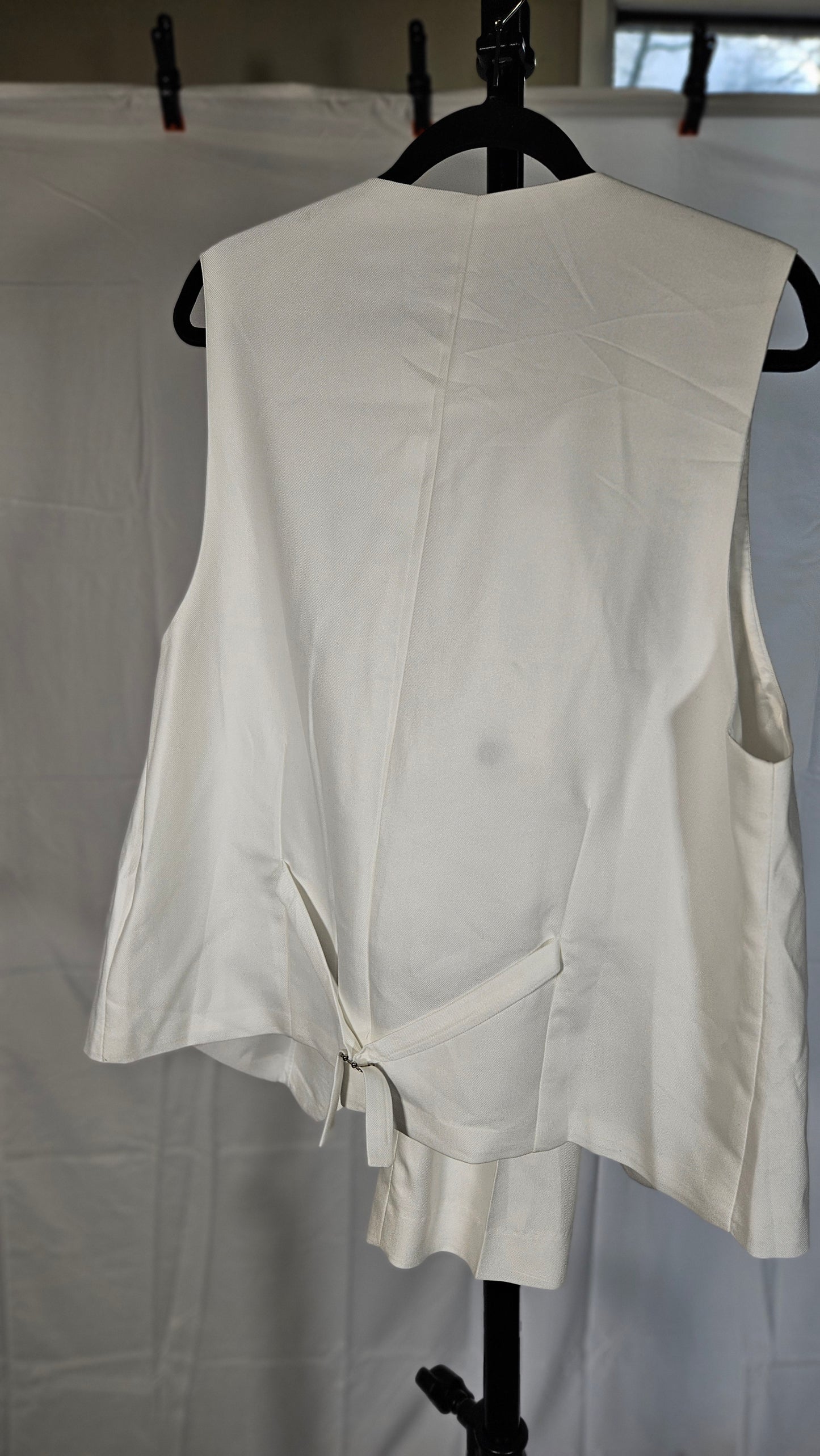 Cotton Linen Vest for Women 2023 Casual Sleeveless Button Down Jacket Lightweight Summer Loose Vests Outerwear  size M